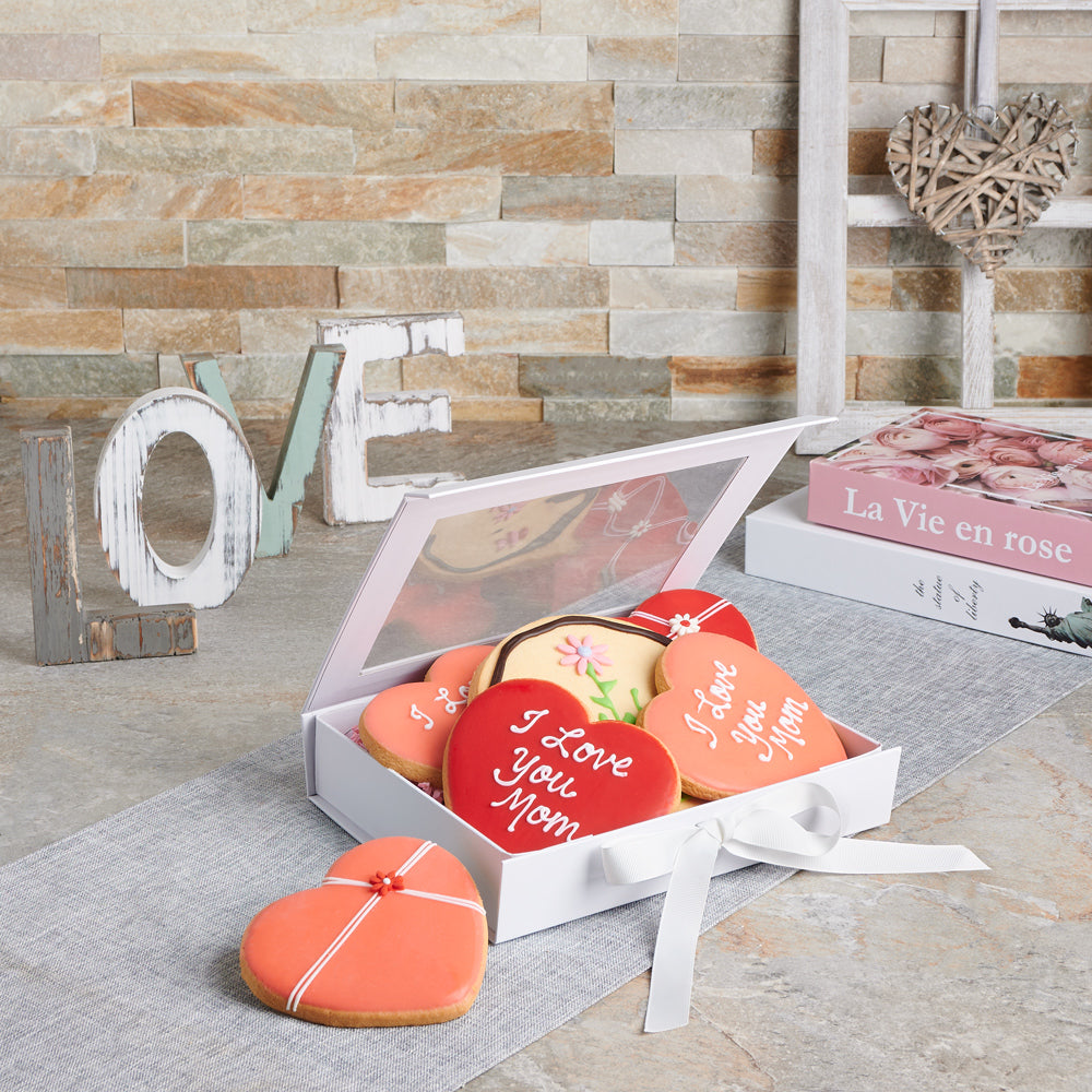 Mother's Day Decorated Cookie Box – how the gift is presented