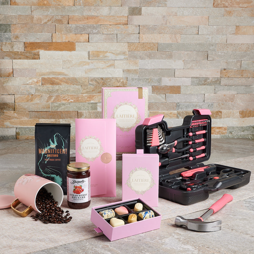 Coffee and Chocolate Carrying Case – how the gift is presented
