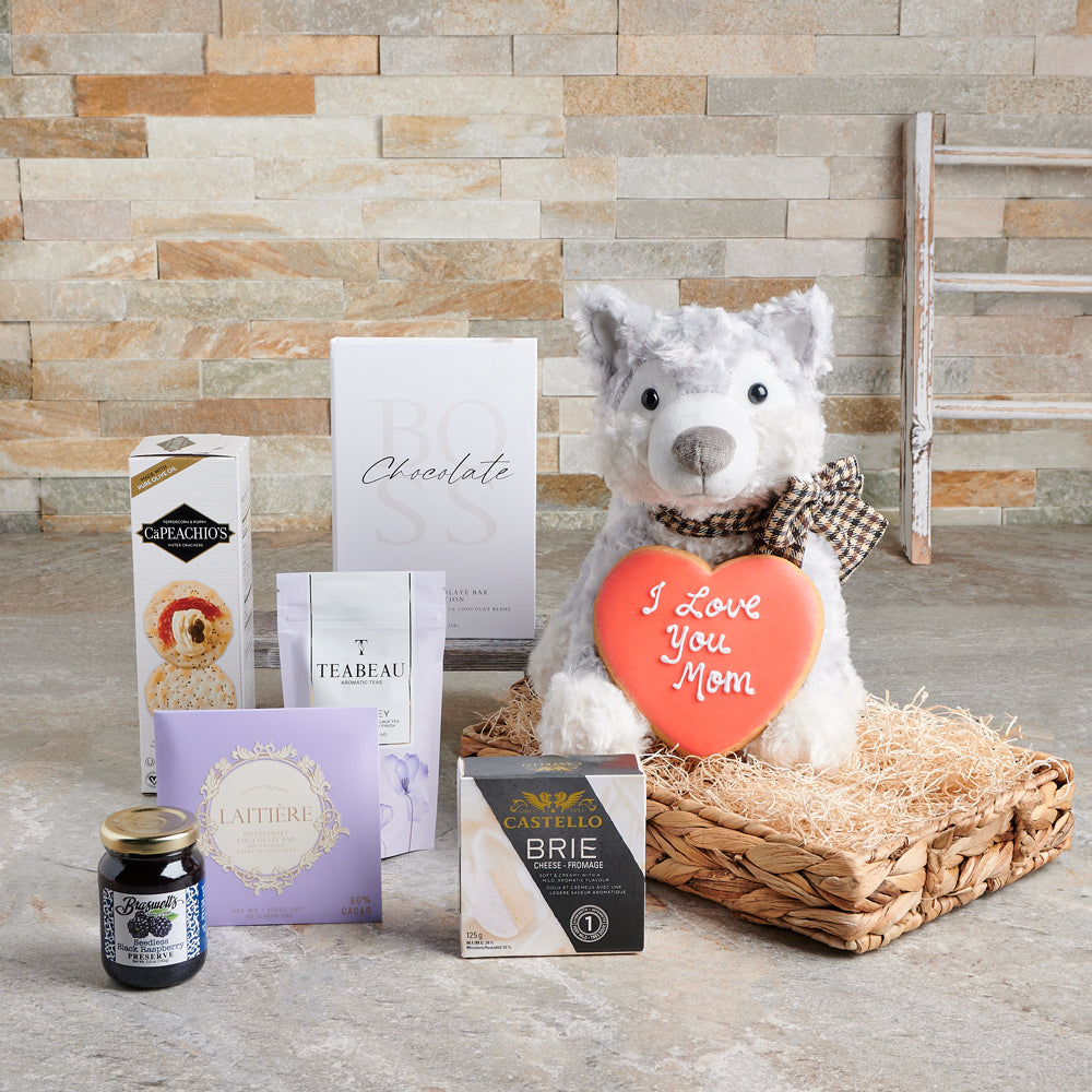 Mother's Day Tea and Chocolate Set – how the gift is presented
