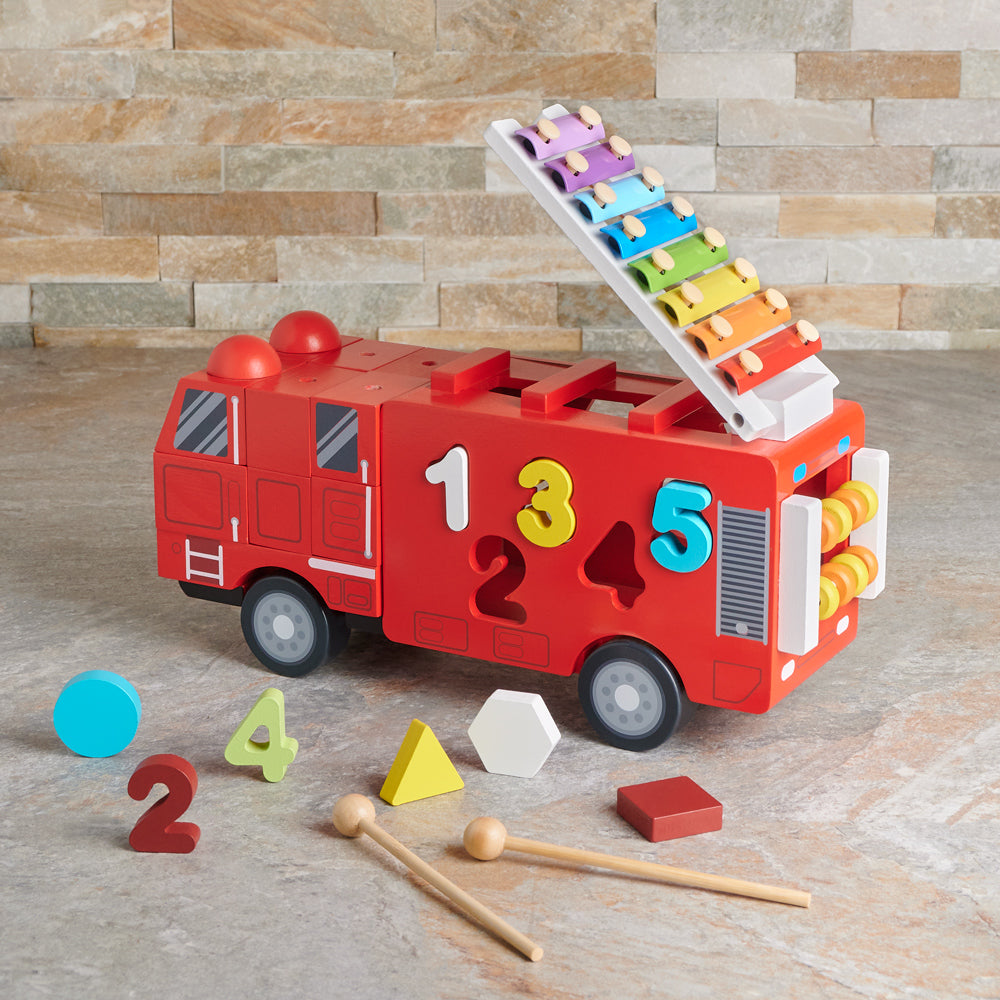 Baby Toy Fire Truck – how the gift is presented