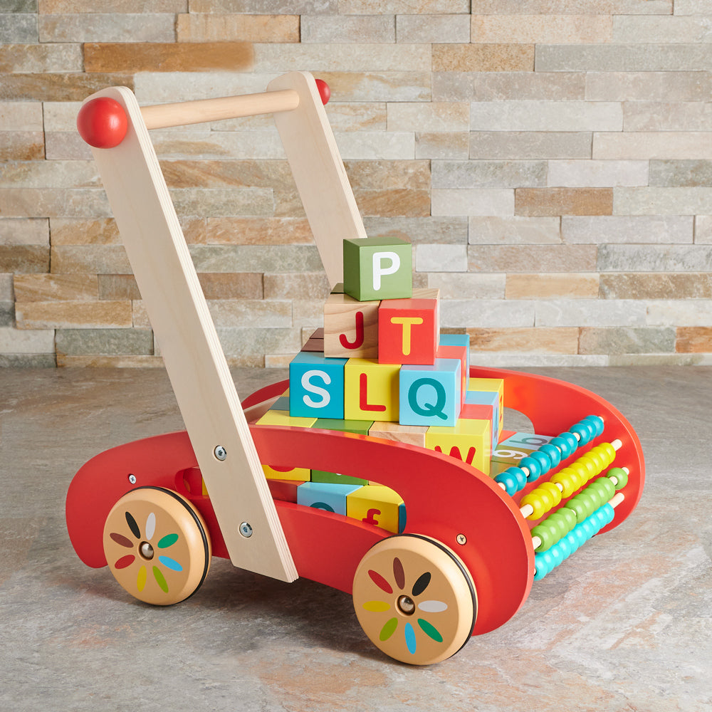 Baby Walker with Blocks – how the gift is presented