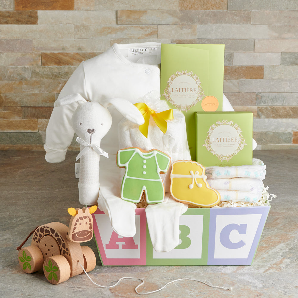 Neutral New Baby Gift Set, baby gift, baby, unisex baby gift, unisex baby, neutral baby gift, neutral baby, baby toys, baby toy gift