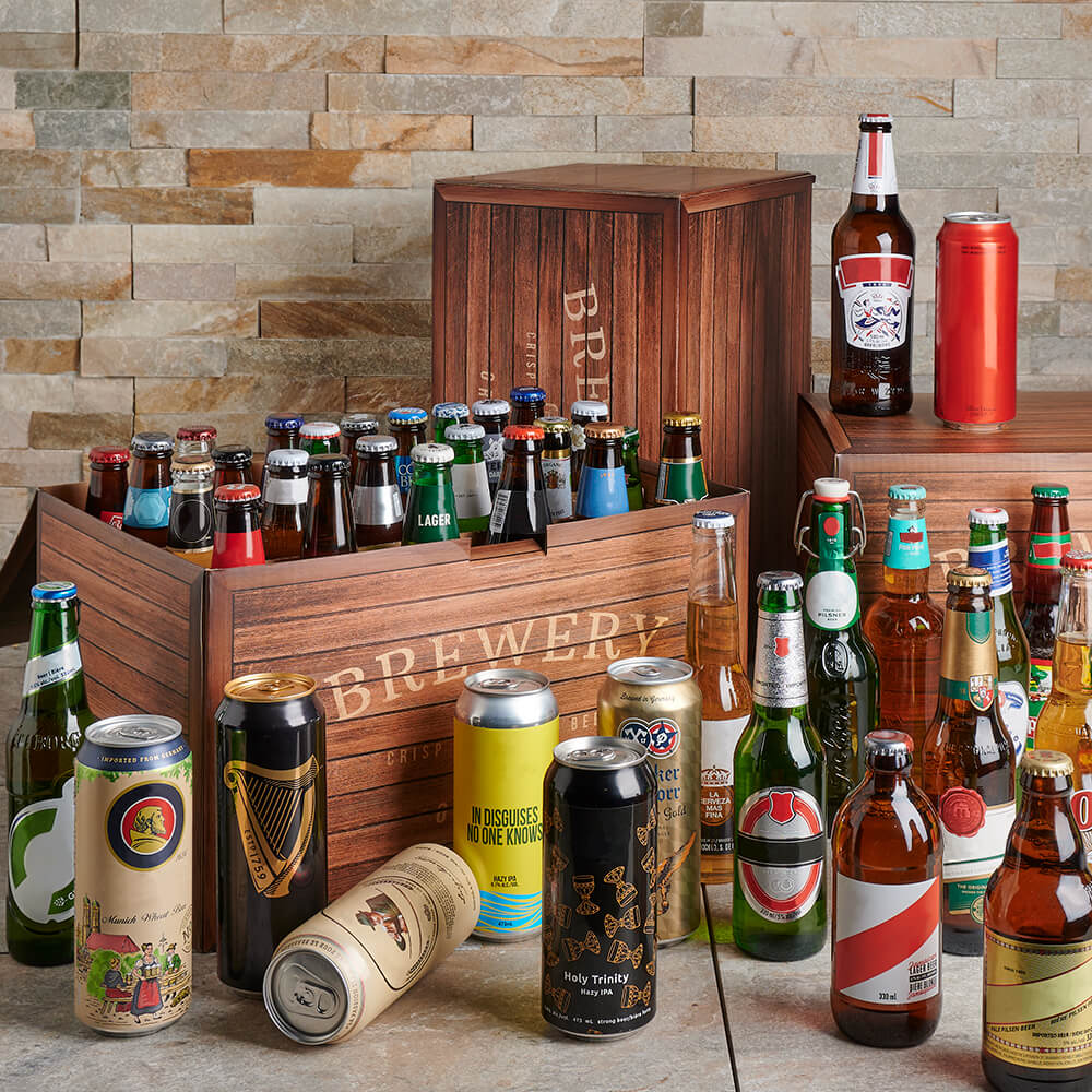 Variety Beer Gift Crate – how the gift is presented