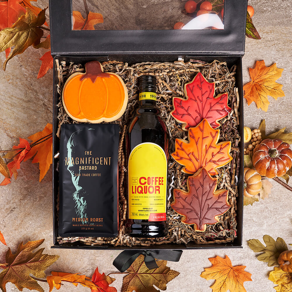 Vodka and Medium Roast Coffee Gift – how the gift is presented