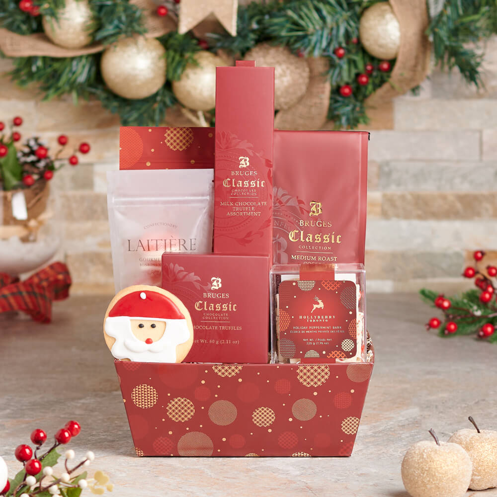 Coffee and Truffles Christmas Gift – how the gift is presented