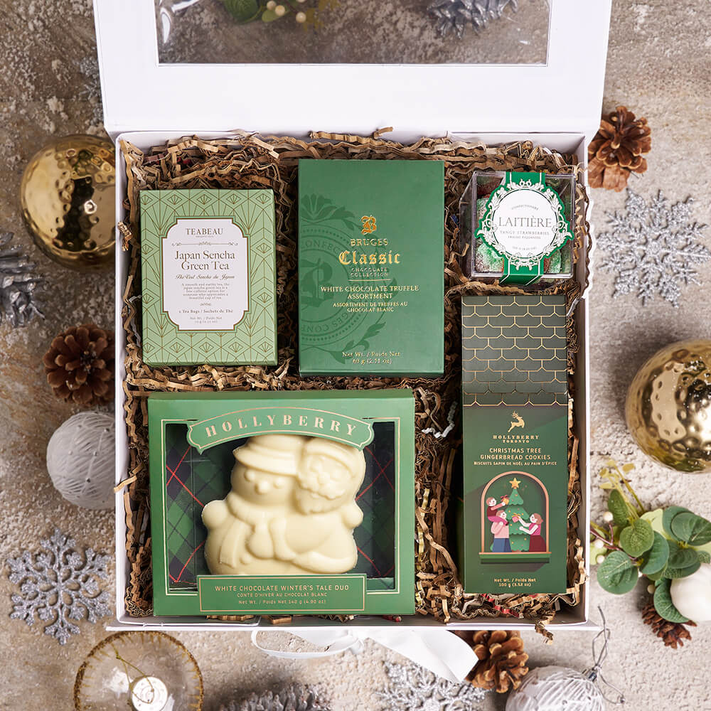 White Chocolate Tea Treat Box – how the gift is presented