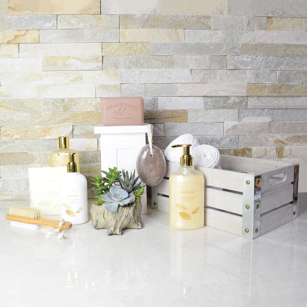 Spa Succulent Crate Gift – how the gift is presented