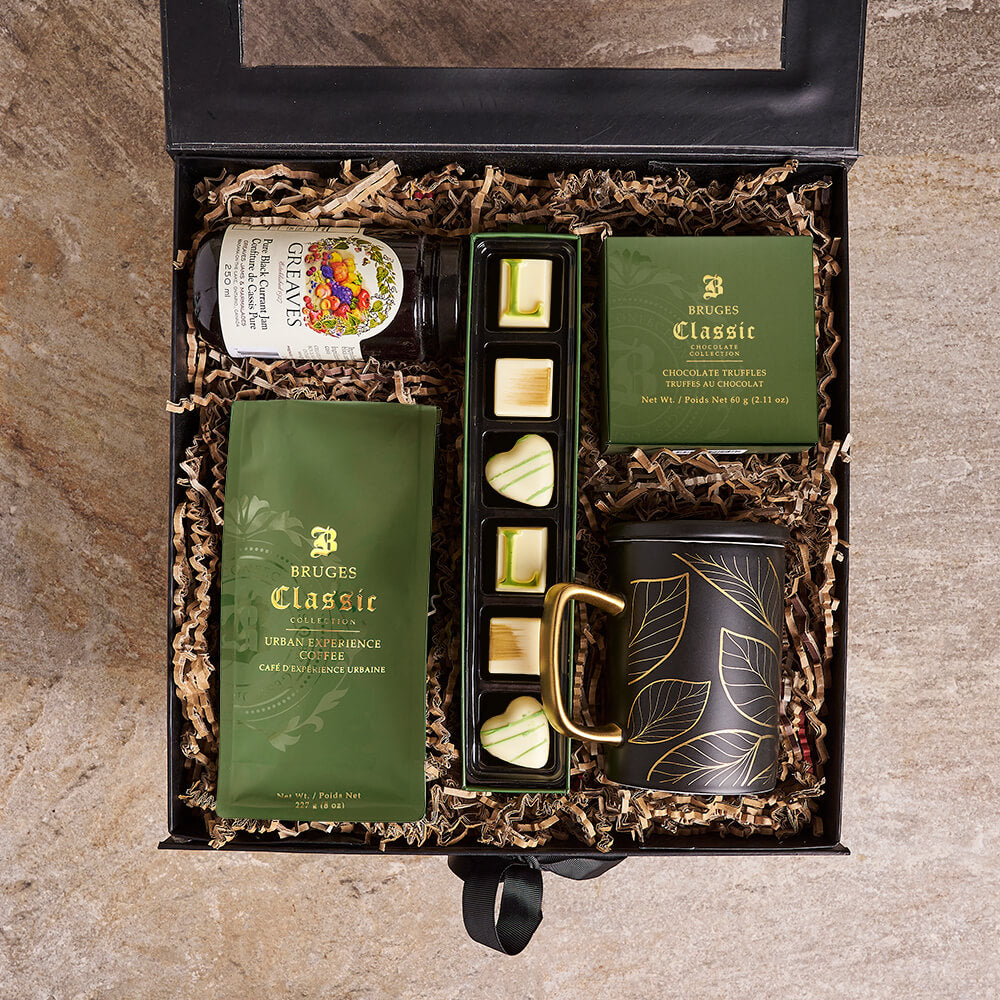 Truffle Chocolate Coffee Gift – how the gift is presented