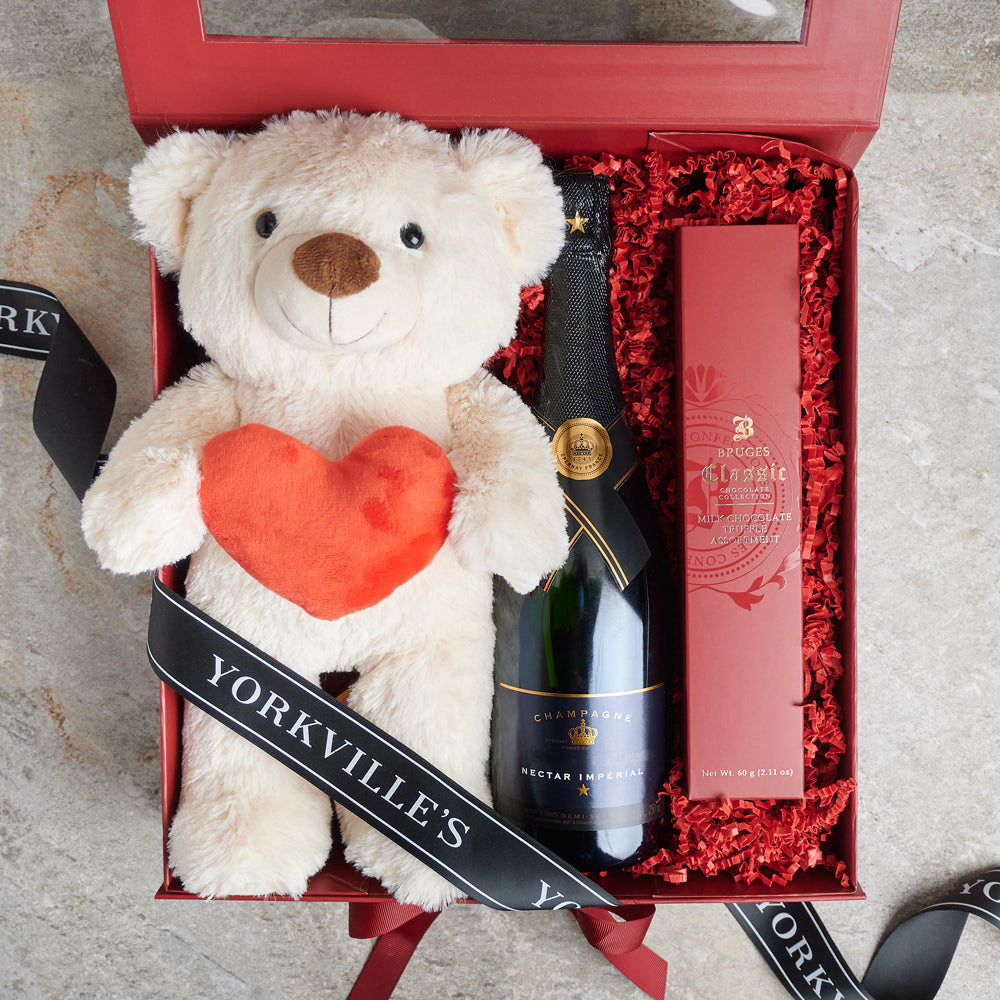 Sparkling Wine and Truffle Present – how the gift is presented