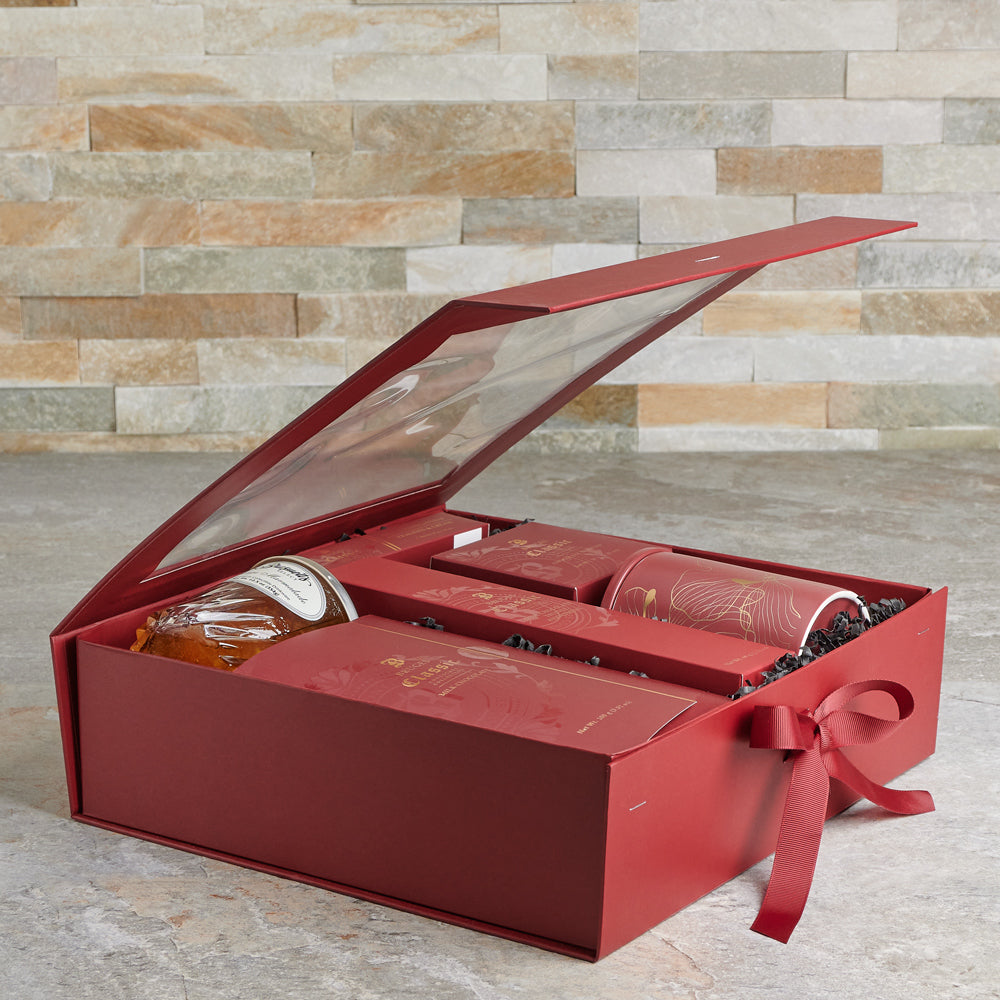 Assorted Chocolate and Marmalade Gift Box – how the gift is presented