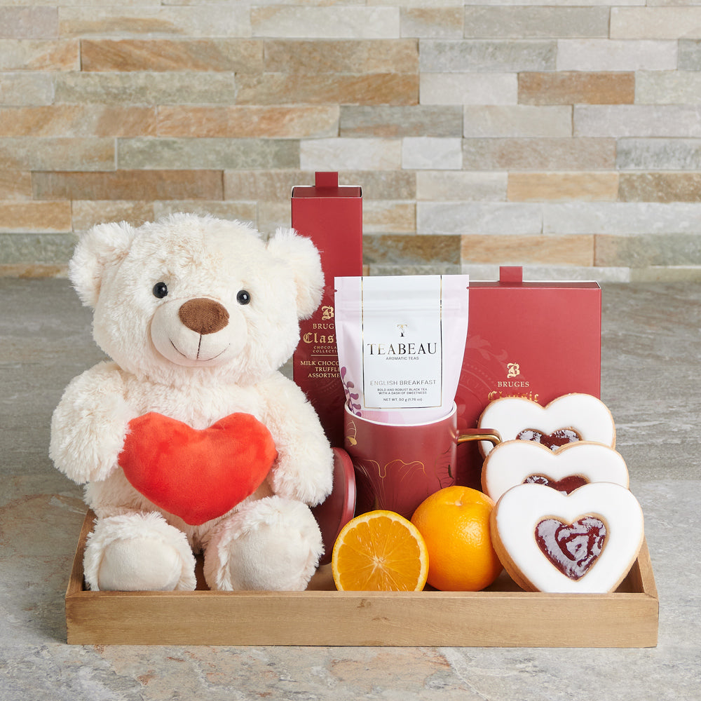 Tender Heart Tea Tray – how the gift is presented