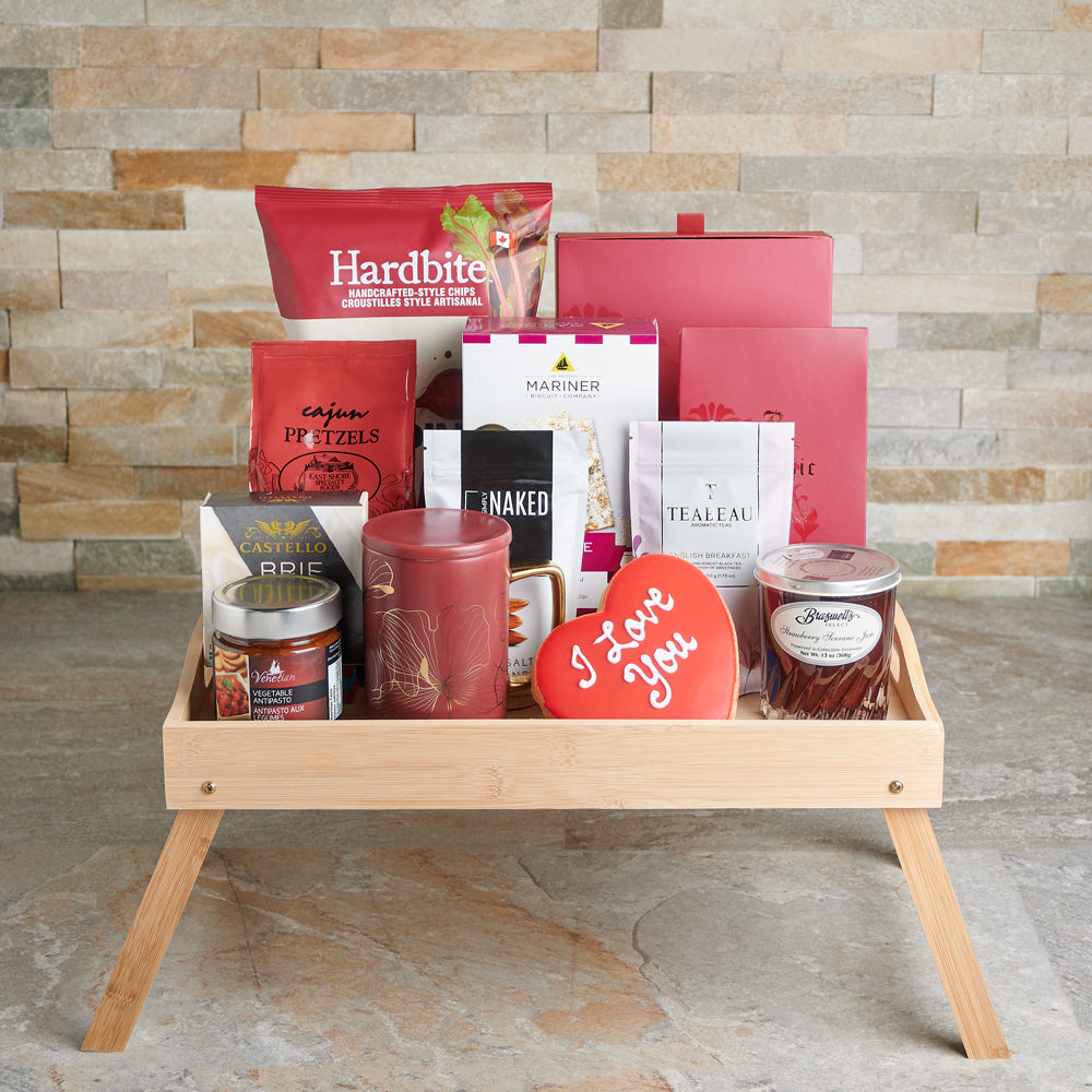 Valentine's Day Chocolate Breakfast – how the gift is presented
