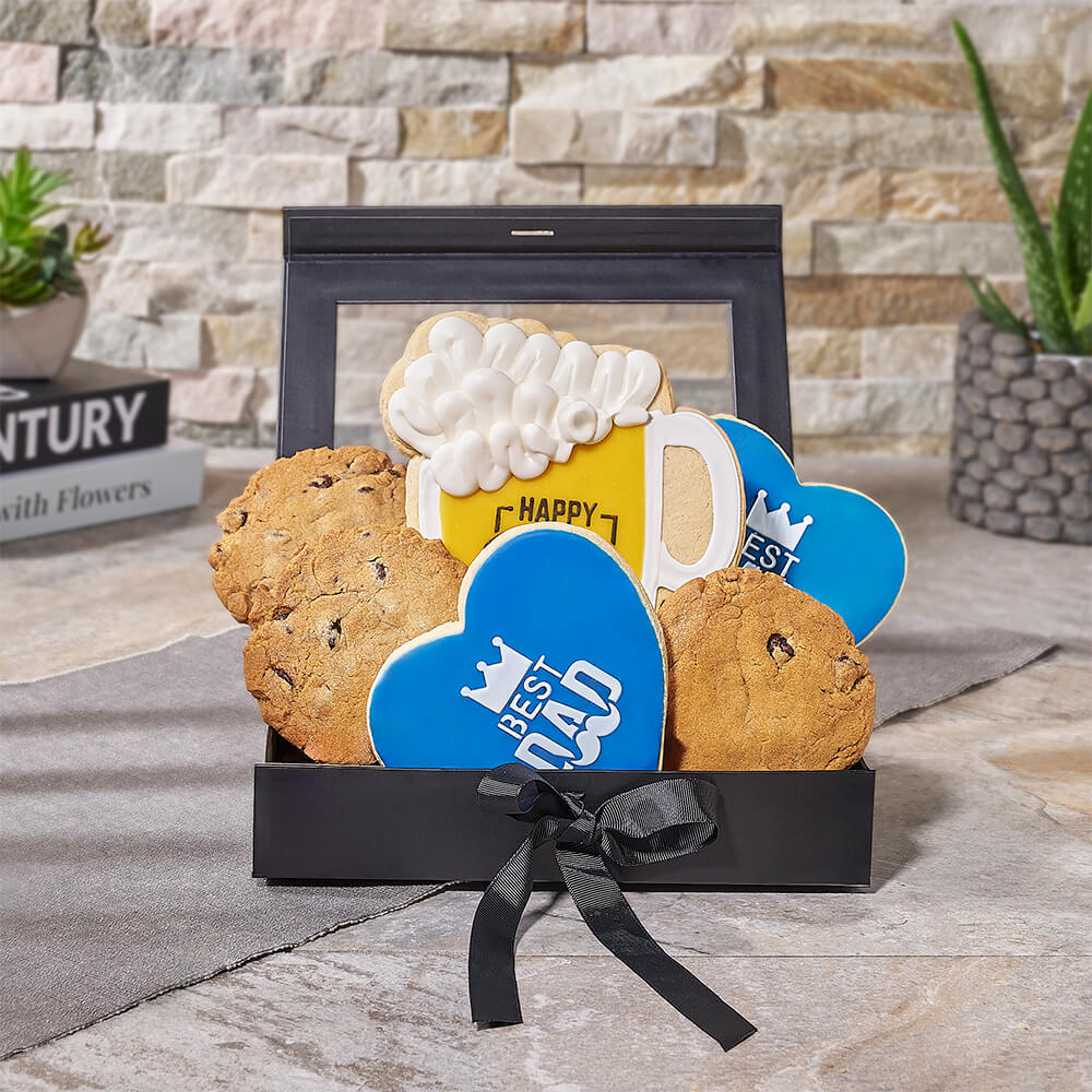 Father's Day Celebration Cookie Collection – how the gift is presented