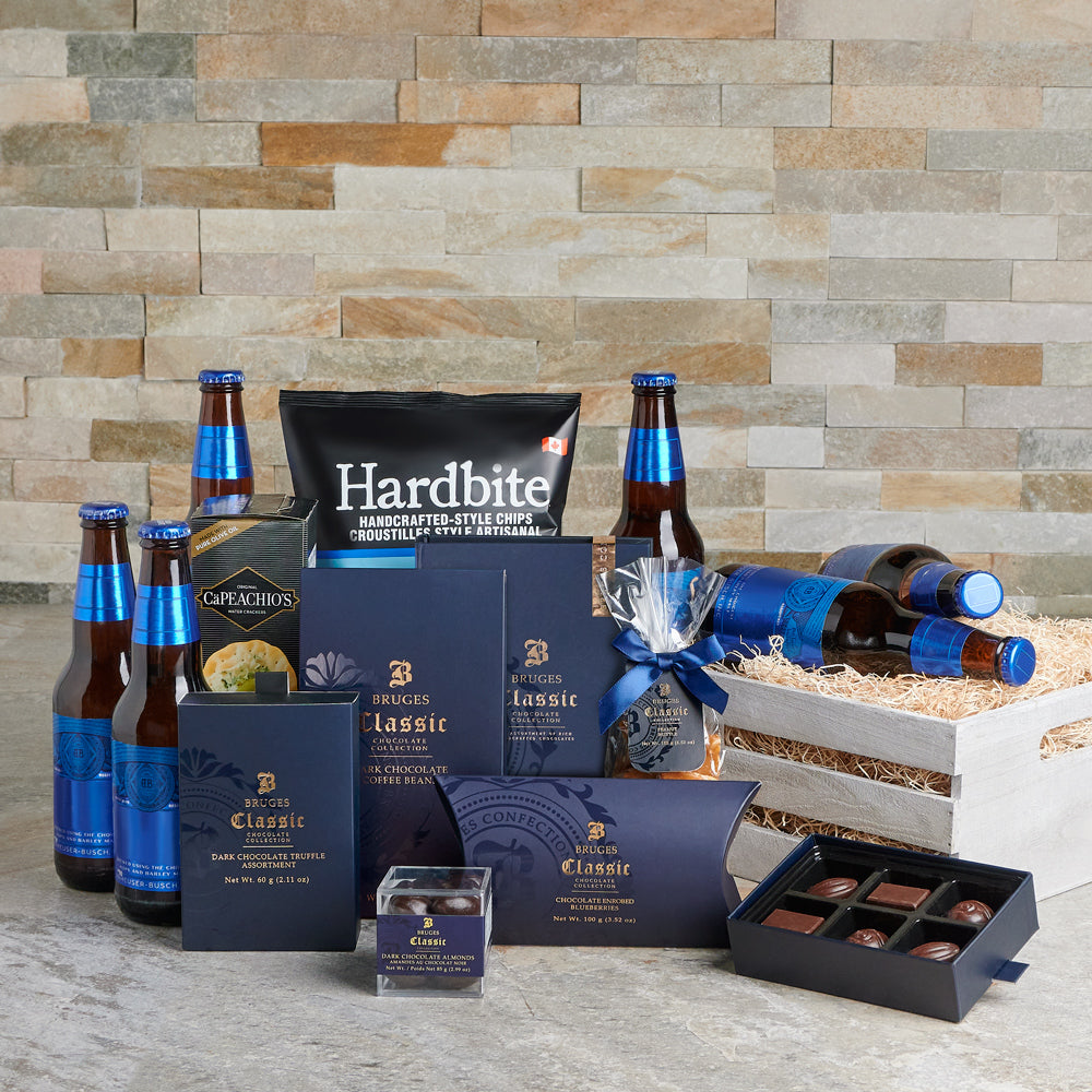 Bud Light Beer Gift Basket – how the gift is presented