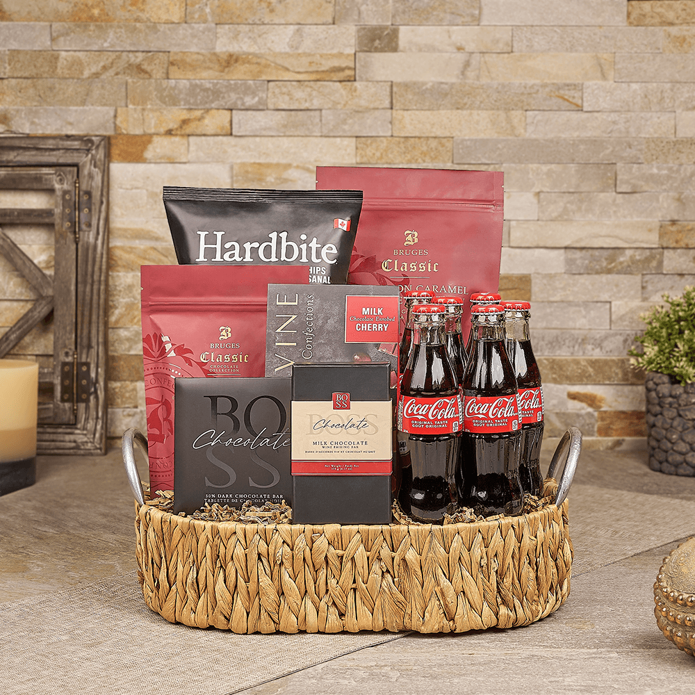 Halal Snack & Soda Gift Set – how the gift is presented