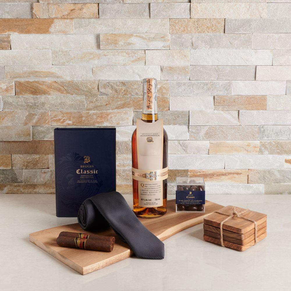 Father's Day Premium Liquor Basket – how the gift is presented