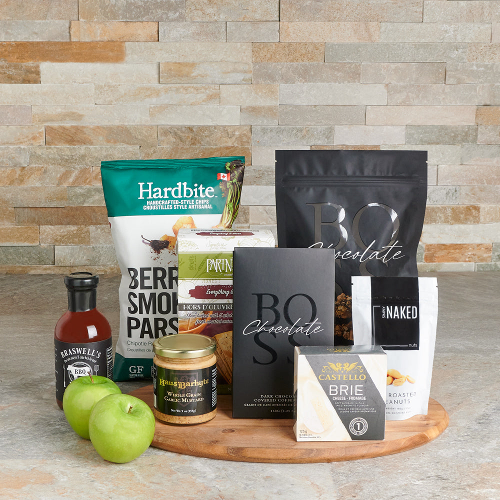 Brie Cheese Snack Collection – how the gift is presented