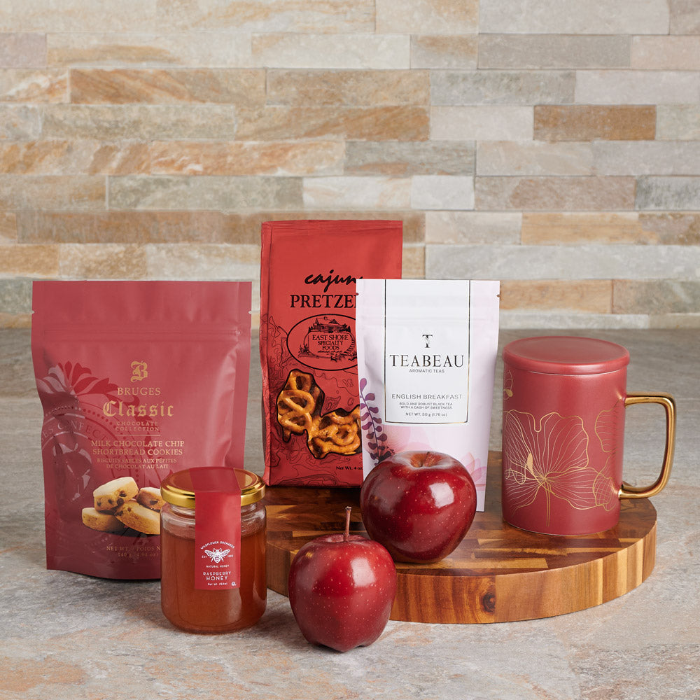 Lunar New Year Tea and Snacks – how the gift is presented