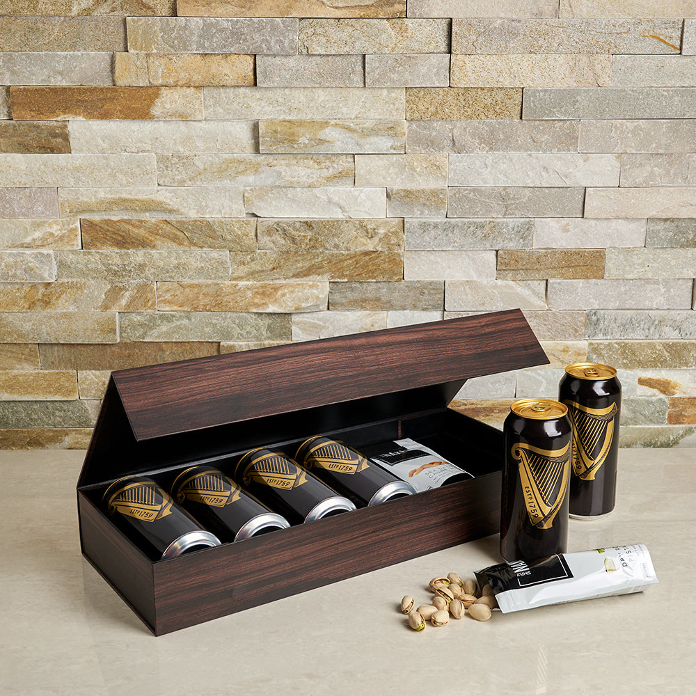 Simply Naked Nuts with Beer Box – how the gift is presented