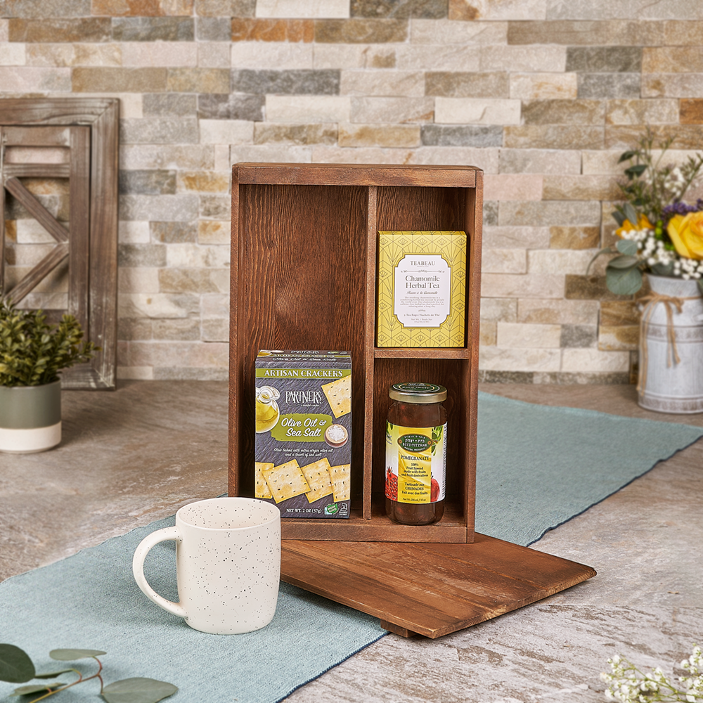 Kosher Herbal Tea for One Gift Box, kosher gift, kosher, tea gift, tea, Set 28487-2024