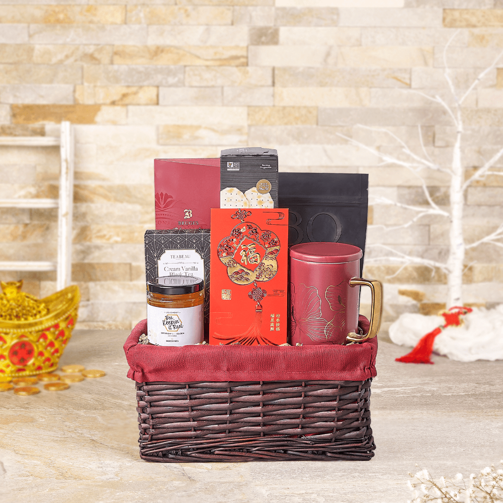 Lunar New Year Honey Tea Gift – how the gift is presented