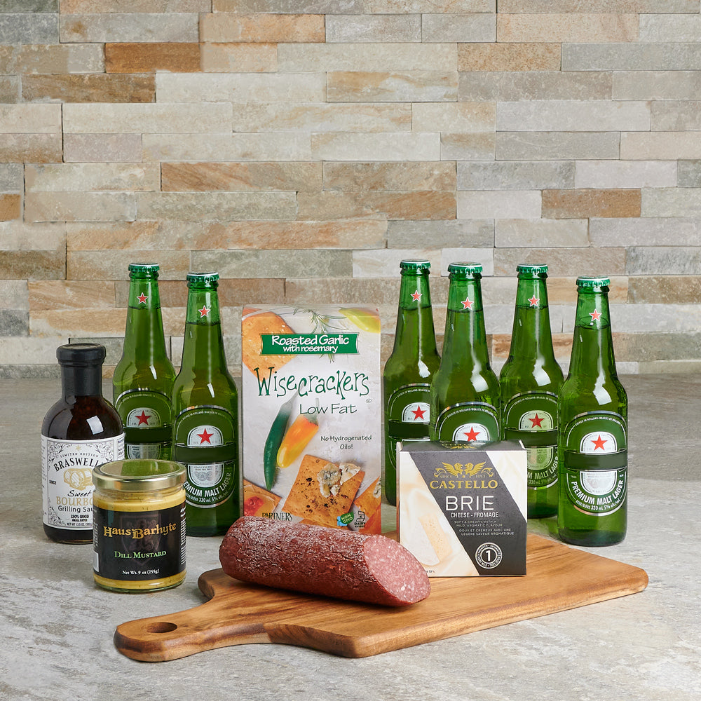 St. Patrick’s Day Beer & Savory Snacks Gift Set, beer gift, gourmet gift, st patricks day gift