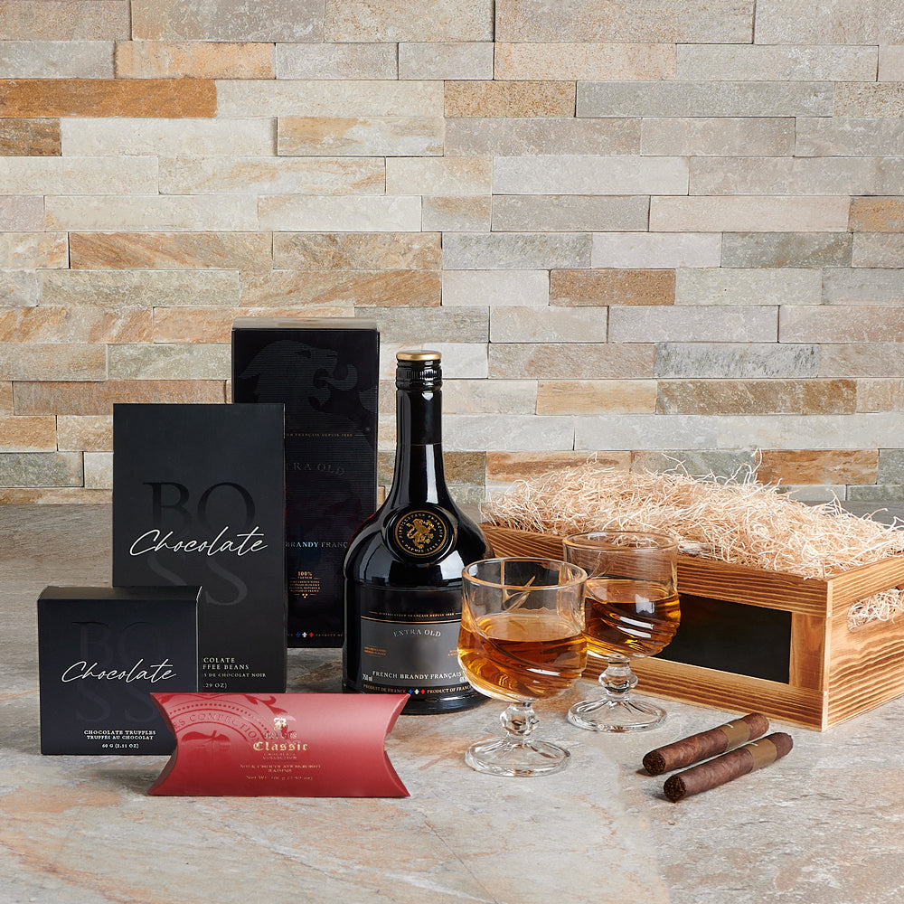 Fabulous Chocolate & Liquor Gift Set – how the gift is presented