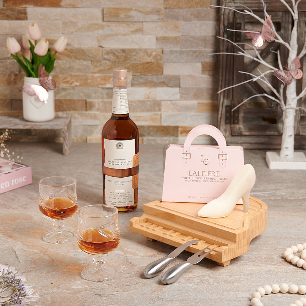 Mother's Day Liquor Serving Gift – how the gift is presented