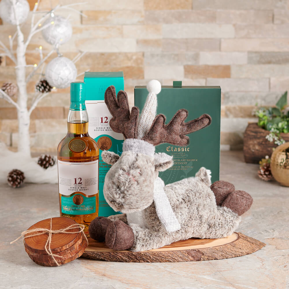 Whiskey Holiday Spirit Set – how the gift is presented