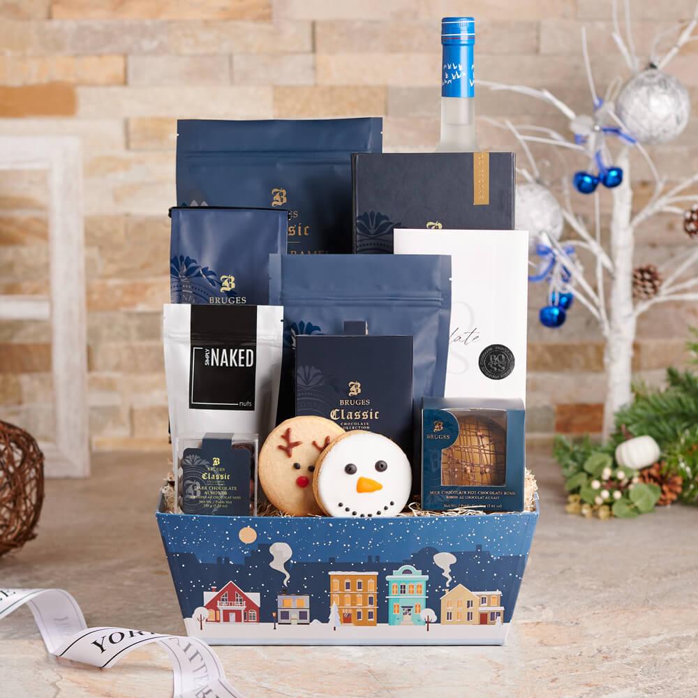 Spirited Holiday Sweets Gift Set, christmas gift, christmas, holiday gift, holiday, gourmet gift, gourmet, cookie gift, cookie, liquor gift, liquor