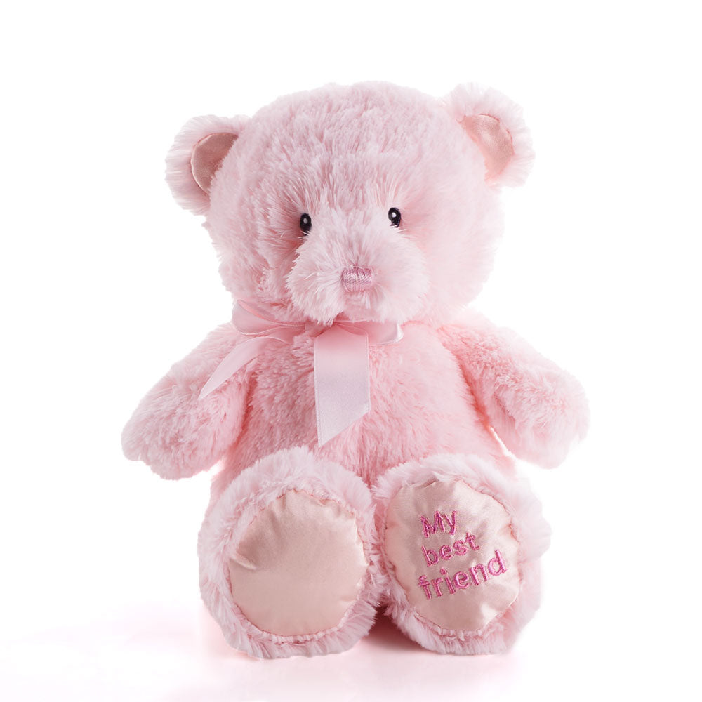 Pink Best Friend Baby Plush Bear, Toy Plushy, Baby Gifts, Baby Plushies, Baby Toys
