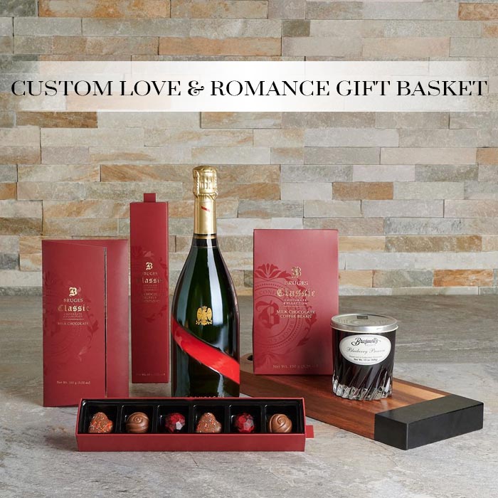 Custom Love &amp; Romance Gift Baskets