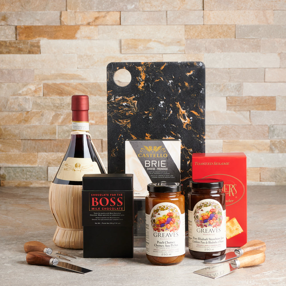 Estate Pairing Wine &amp; Gourmet Gift Board, Wine Gift Baskets, Gourmet Gift Baskets