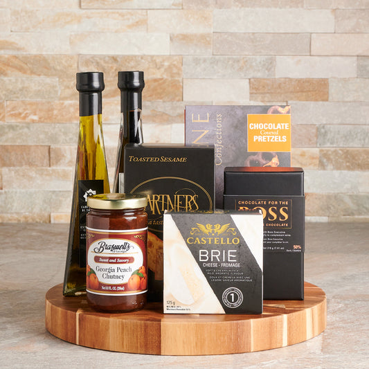 Relax & Snack Gourmet Gift Basket, Gourmet Gift Baskets, Gluten Free Gift Baskets