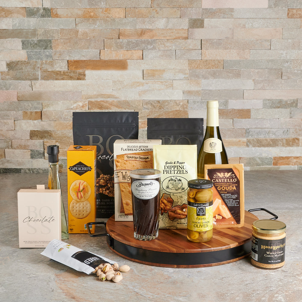 The Savoury Sommelier’s Wine Gift Board, gourmet gift, gourmet, wine gift, wine, cheeseboard gift, cheeseboard