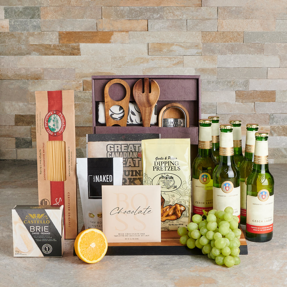 The Gourmet Beer &amp; Snacking Gift Set, gourmet gift, gourmet, beer gift, beer, pasta gift, pasta