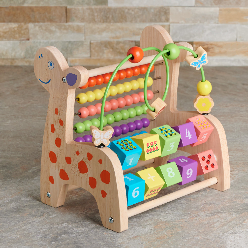 Birbaby Abacus and Bead Toy, baby gift, baby, baby toy gift, wooden toy, wooden baby toy