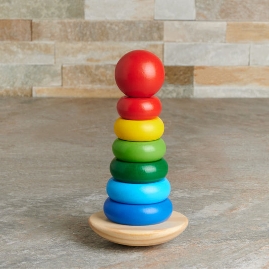 Birbaby Rainbow Stacker Toy, baby gift, baby, baby toy gift, wooden toy, wooden toy gift