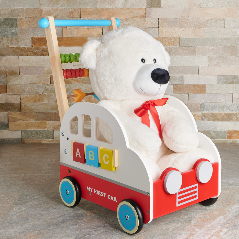 Birbaby My First Car With Abacus, wooden toy gift, wooden toy, baby gift, baby, baby toy gift, baby toy