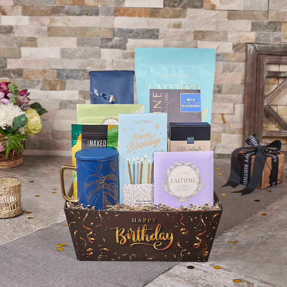 Birthday Coffee &amp; Chocolate Treat, coffee gift, coffee, birthday gift, birthday, chocolate gift, chocolate, Canada delivery