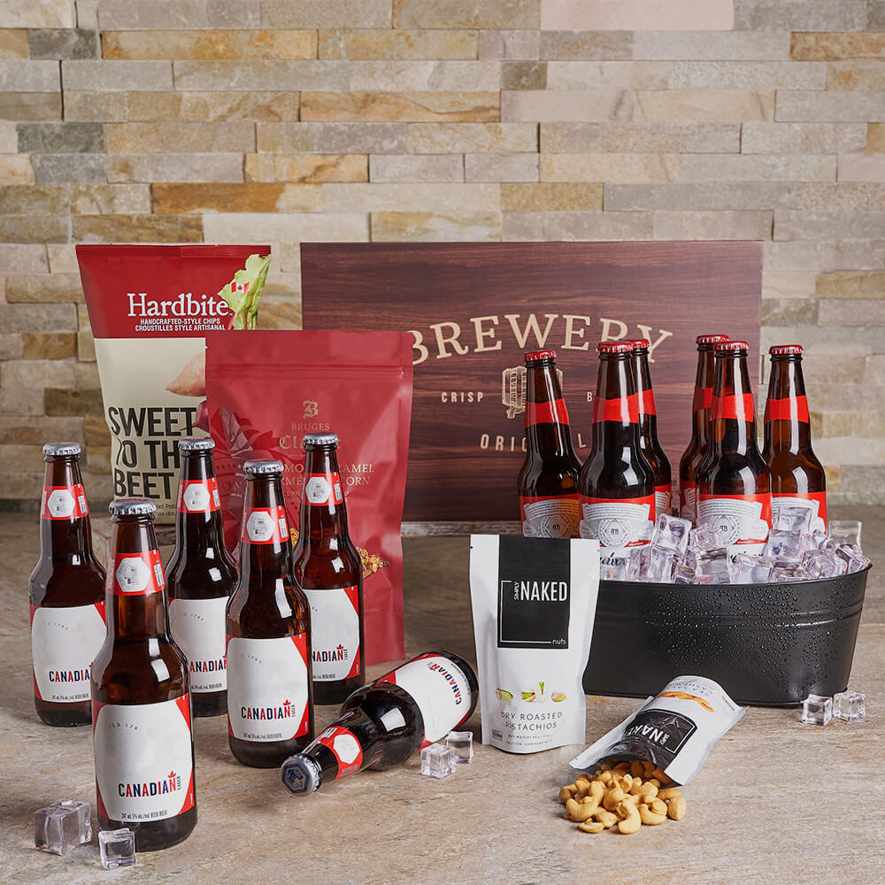 The Chill Night Beer &amp; Bites Gift Set, beer gift, beer, gourmet gift, gourmet