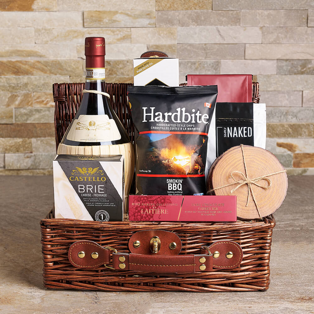 Coffee, Cheese &amp; Wine Gift Set, wine gift, wine, gourmet gift, gourmet, cheese gift, cheese, coffee gift, coffee
