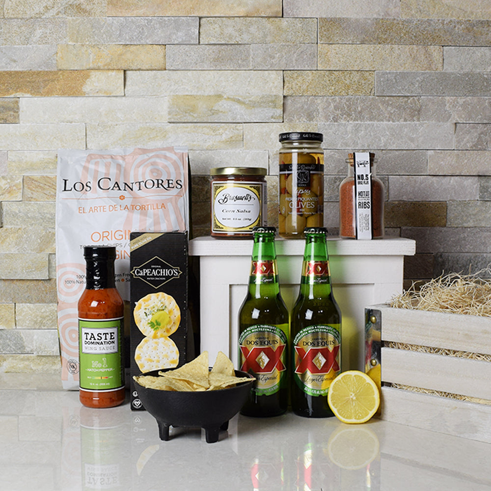 The Flavor Fiesta Beer &amp; Snack Gift Crate