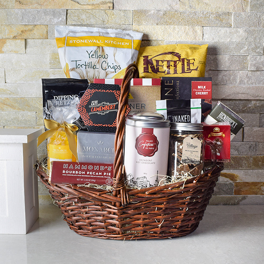 The Savoury & Sweet Gourmet Gift Basket, gourmet gift baskets