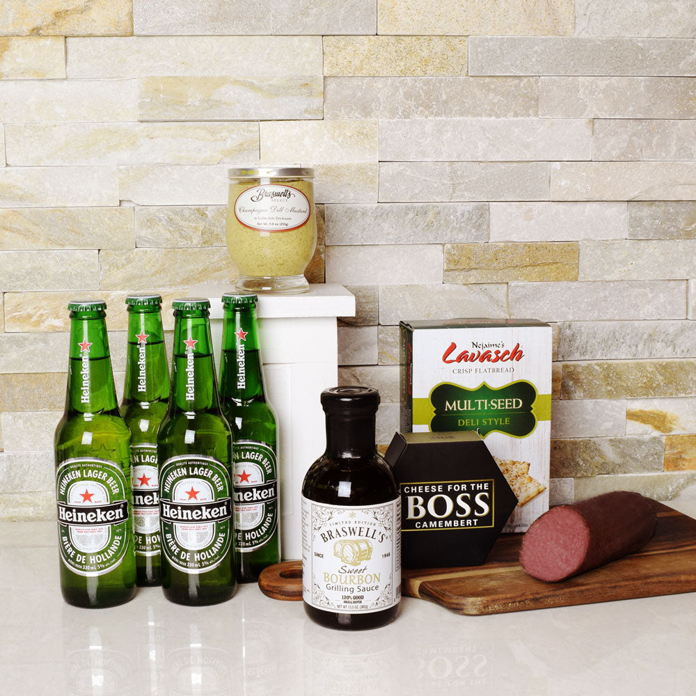 St. Patrick's Day Beer & Cheese Board Gift - Canada Delivery
