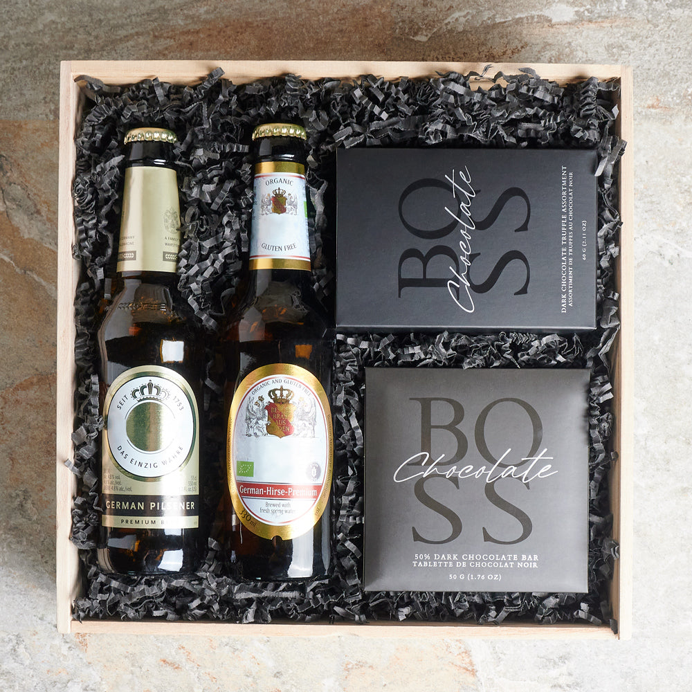 Bittersweet Beer &amp; Chocolate Gift Box , beer gifts, chocolate gifts
