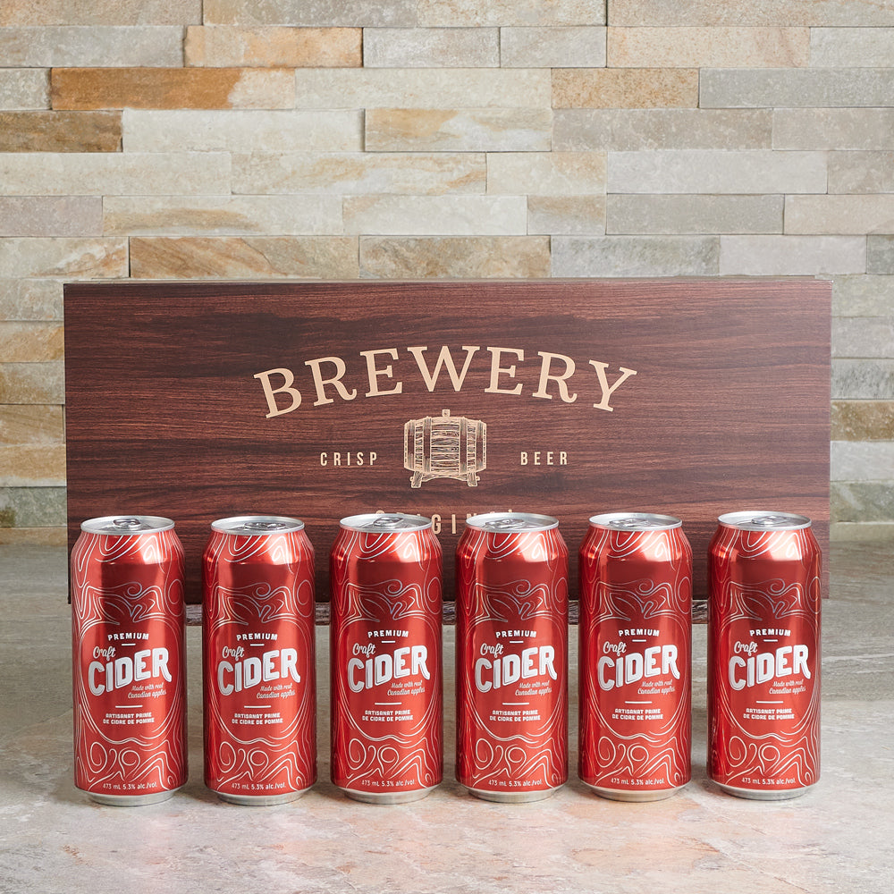 Classic Hard Cider Beverage Box – how the gift is presented