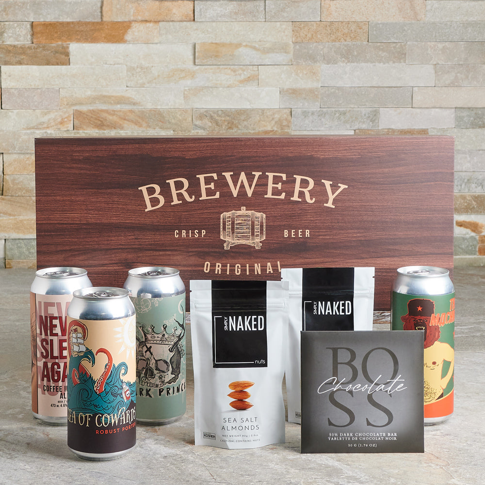 Craft Beer and Chocolate Beverage Box – how the gift is presented