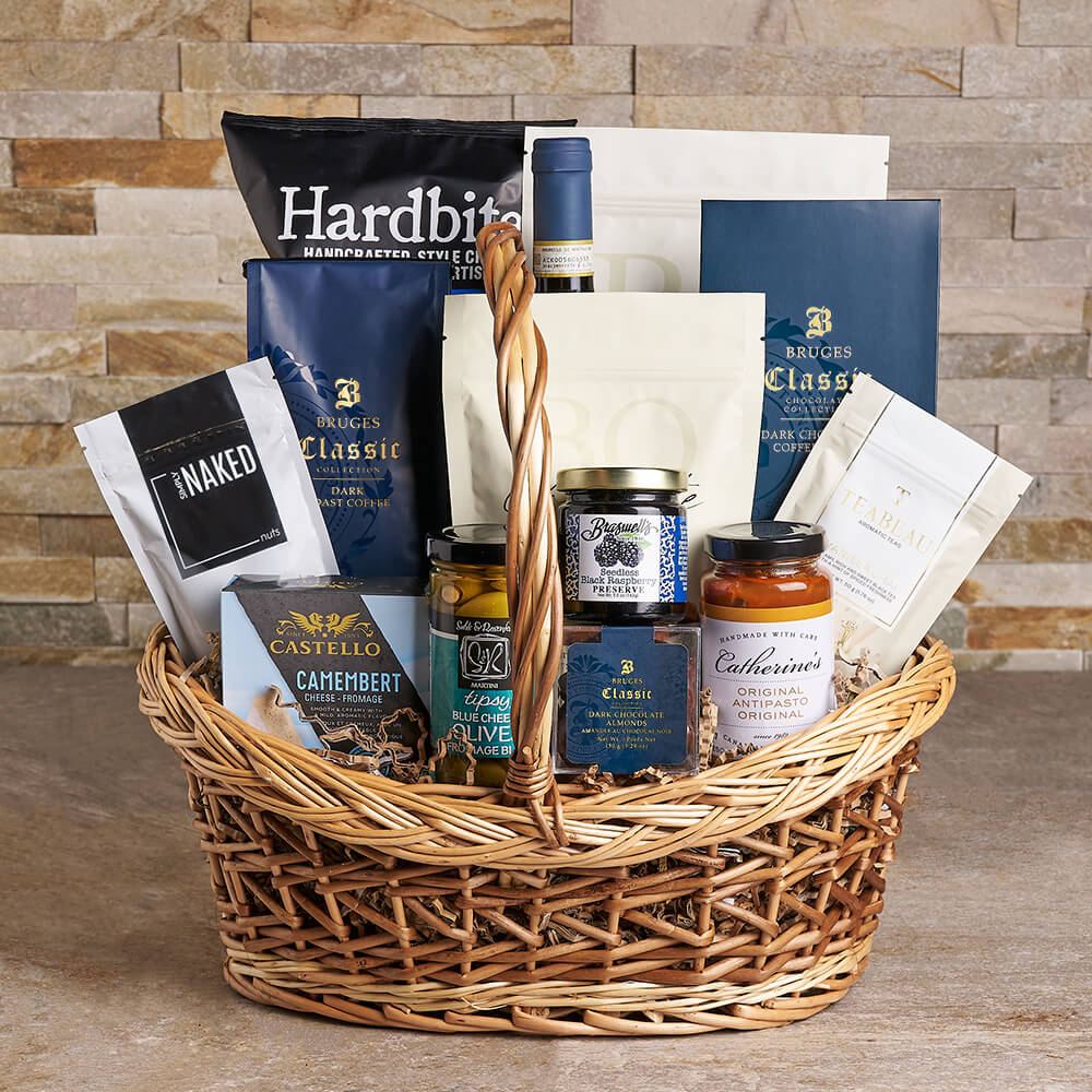 The Fine Wine &amp; Exquisite Dips Gift Set, wine gift, wine, gourmet gift, gourmet, snack gift, snack