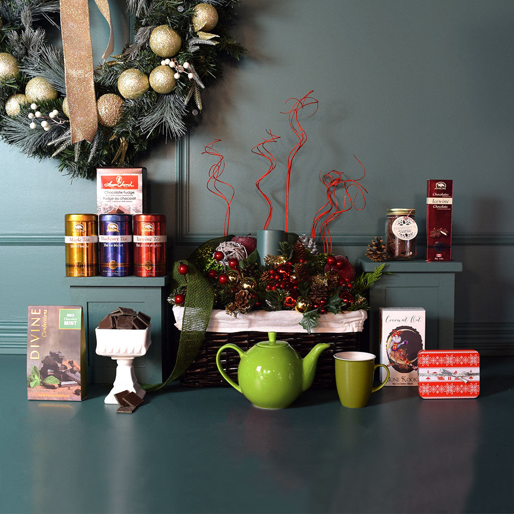 Holiday Tea &amp; Chocolates Gift Set
